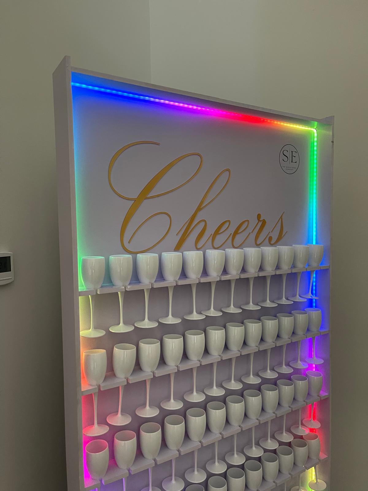 Champagne Wall - White LED