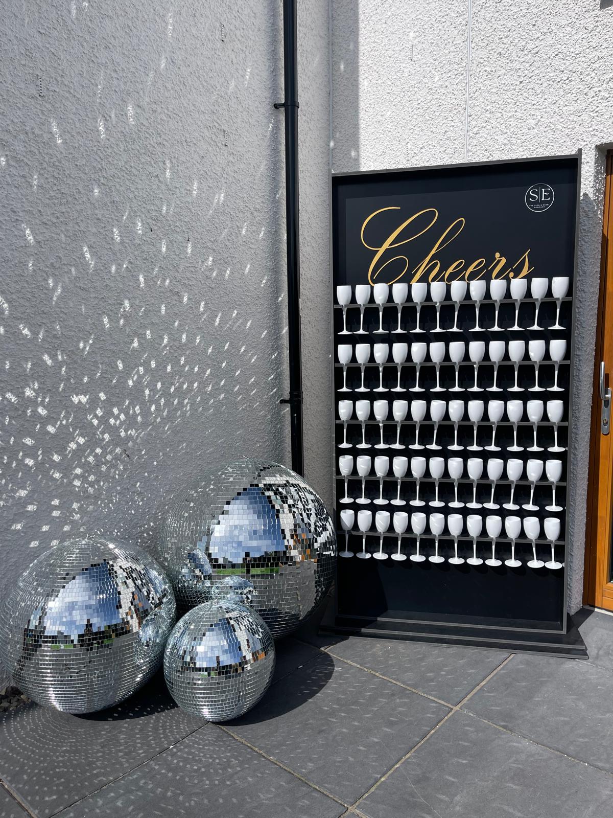 Set of 3 Disco Balls